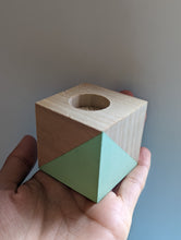 Load image into Gallery viewer, Air Plant Holder Cube- Modern- Color Block Available in 2 Colors