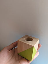 Load image into Gallery viewer, Air Plant Holder Cube- Modern- Color Block Available in 2 Colors