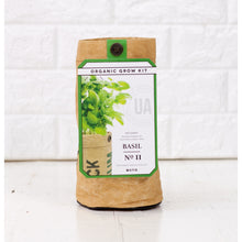 Load image into Gallery viewer, Basil Herb Kit -Organic - Grows in the Bag