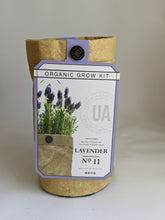 Load image into Gallery viewer, This kit contains everything you need to start your kitchen herb garden. It includes the soil and organic seeds that you just plant right into the bag and watch it grow! It will fit on your windowsill or kitchen counter and is great for smaller spaces or those who live in apartments without a lot of outdoor gardening space. Instructions are inside the package. All you need is indirect light and water to add to it! Easy. Cute.