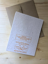 Cargar imagen en el visor de la galería, The greeting plantable greeting card comes with this brown envelope shown.