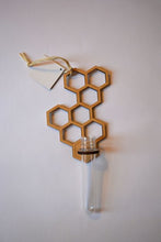 Cargar imagen en el visor de la galería, Hanging Propagation Station - Honeycomb Pattern with Single Test Tube