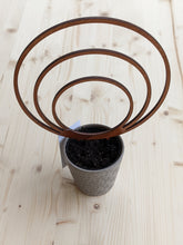 Cargar imagen en el visor de la galería, Wooden Triple Hoop Trellis - Endless Loop - Circle Trellis- Available in 2 Sizes