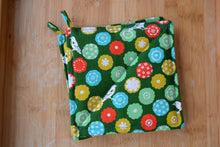 Load image into Gallery viewer, Potholders- Hot Pads- Handmade with Designer Fabric
