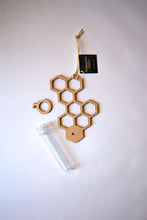 Cargar imagen en el visor de la galería, Hanging Propagation Station  - Honeycomb Pattern with Single Test Tube
