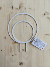 Load image into Gallery viewer, White Acrylic Hoop Trellis - Circle - Endless Loop - Available in 2 Sizes
