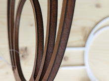 Cargar imagen en el visor de la galería, Wooden Triple Hoop Trellis - Endless Loop - Circle Trellis- Available in 2 Sizes
